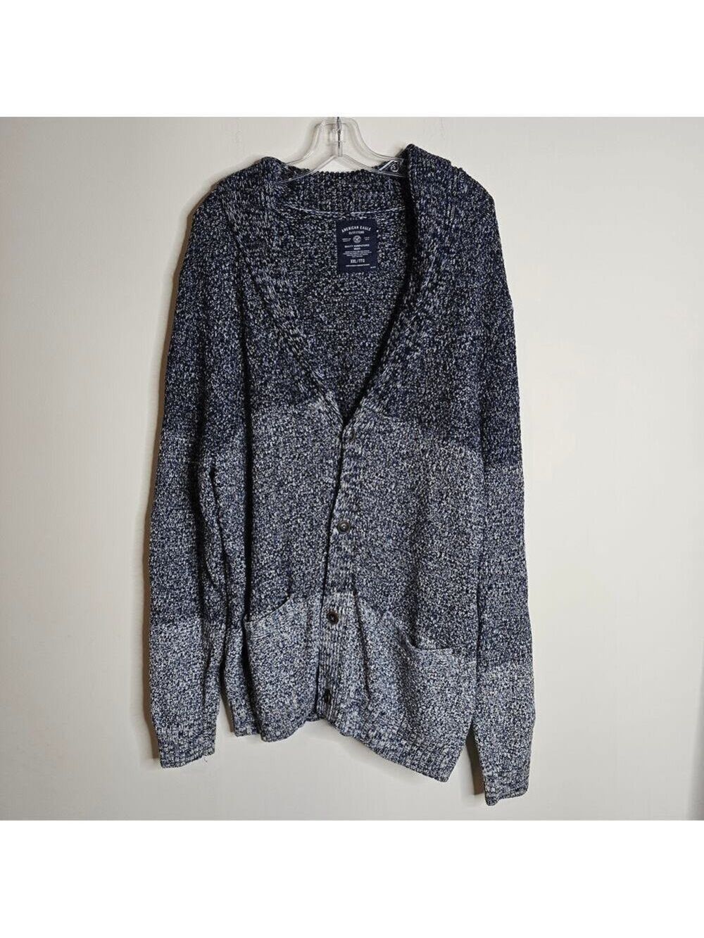 American Eagle Grey Shawl Cardigan Size XXL